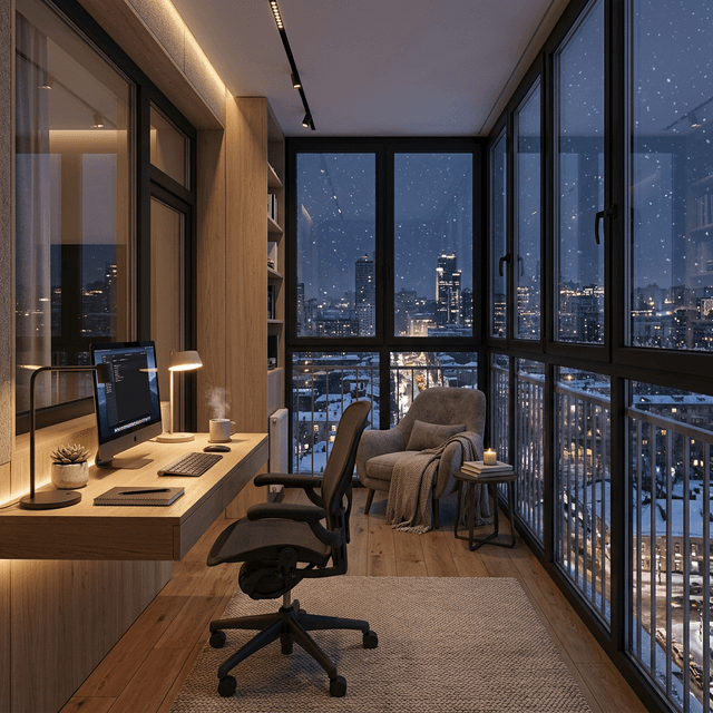 Теплий балкон