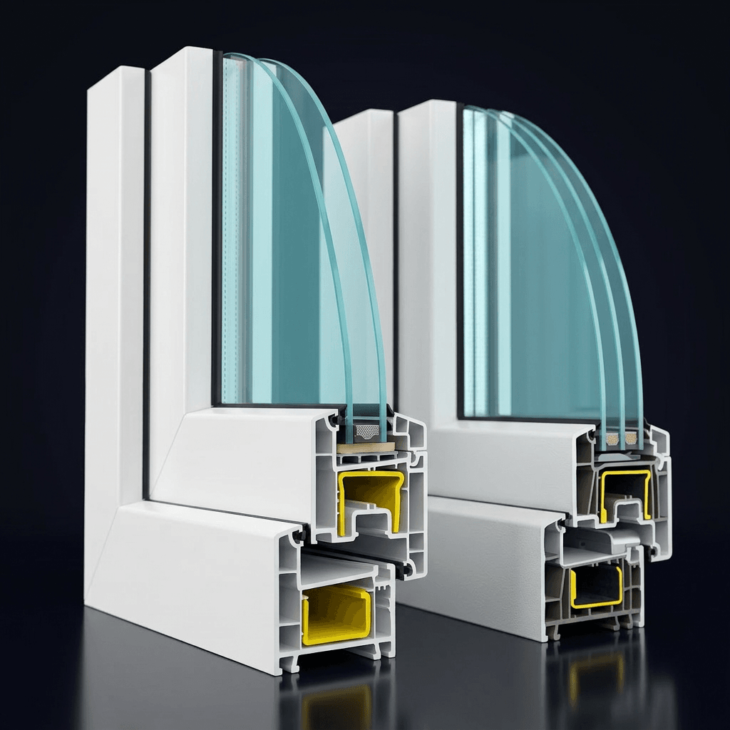 Профіль REHAU — зріз